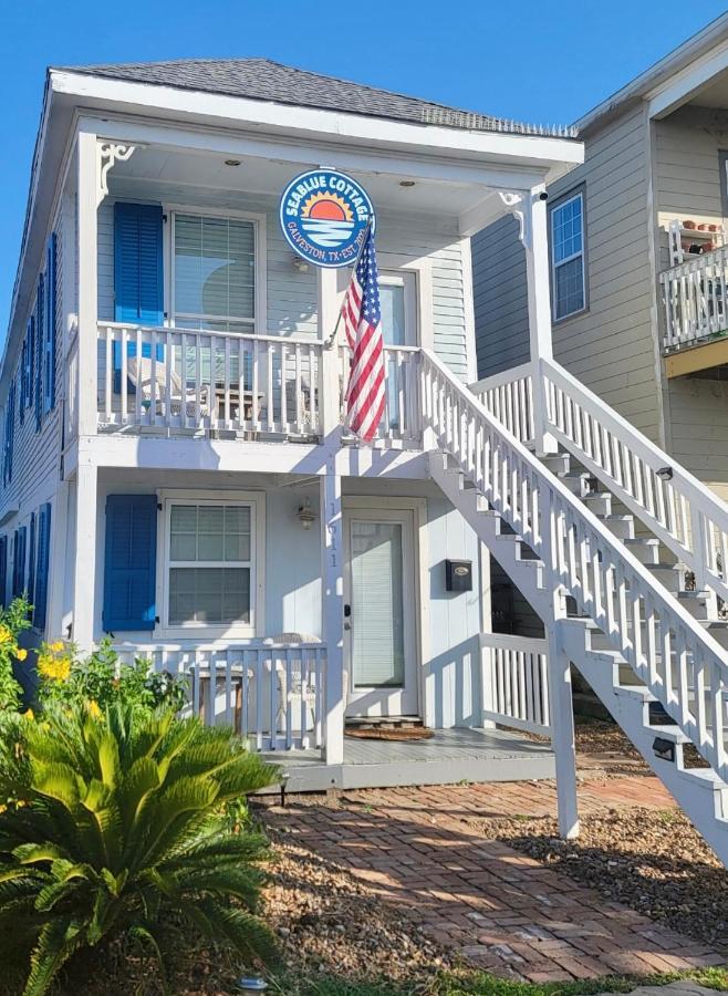 גלווסטון Seablue Cottage - Downstairs; 2 Blocks To The Beach מראה חיצוני תמונה